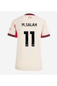 Liverpool Mohamed Salah #11 Jalkapallovaatteet Naisten Vieraspaita 2025-26 Lyhythihainen